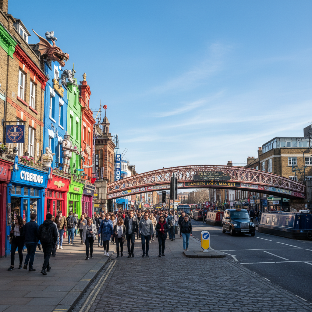Camden Town property development area in Camden
