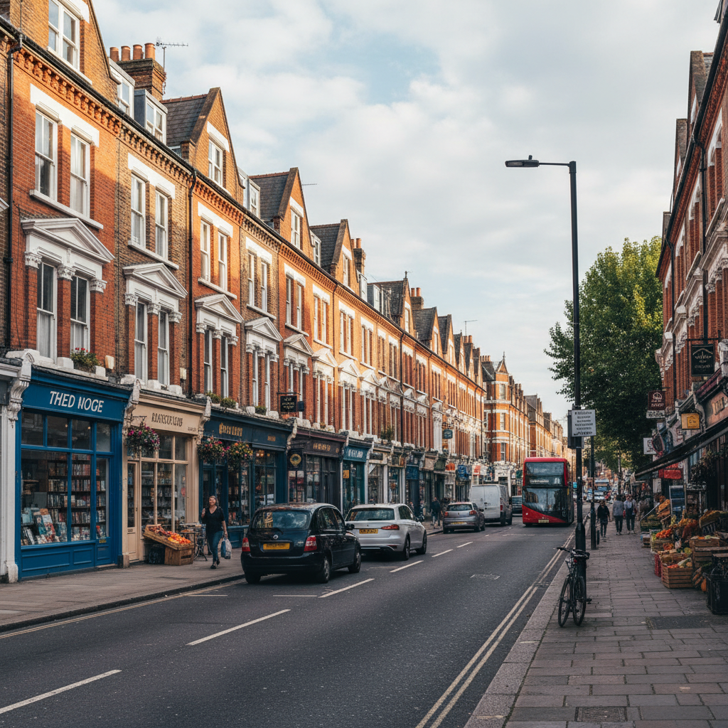 Kentish Town property development area in Camden